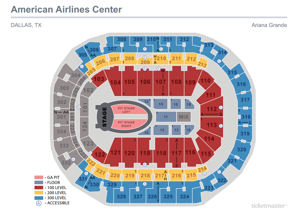 T Mobile Concert Seating Chart