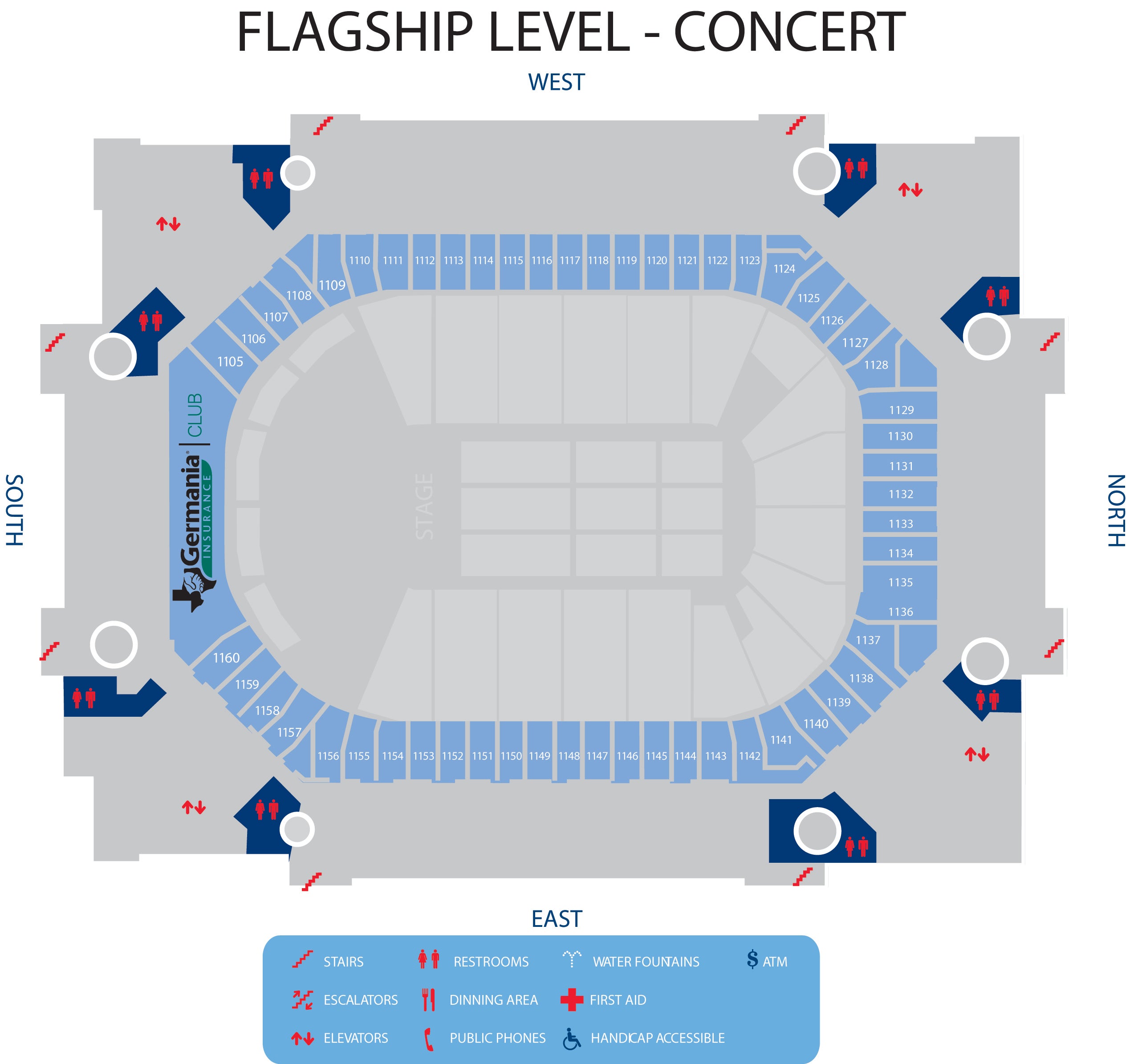 Aac Seating Chart