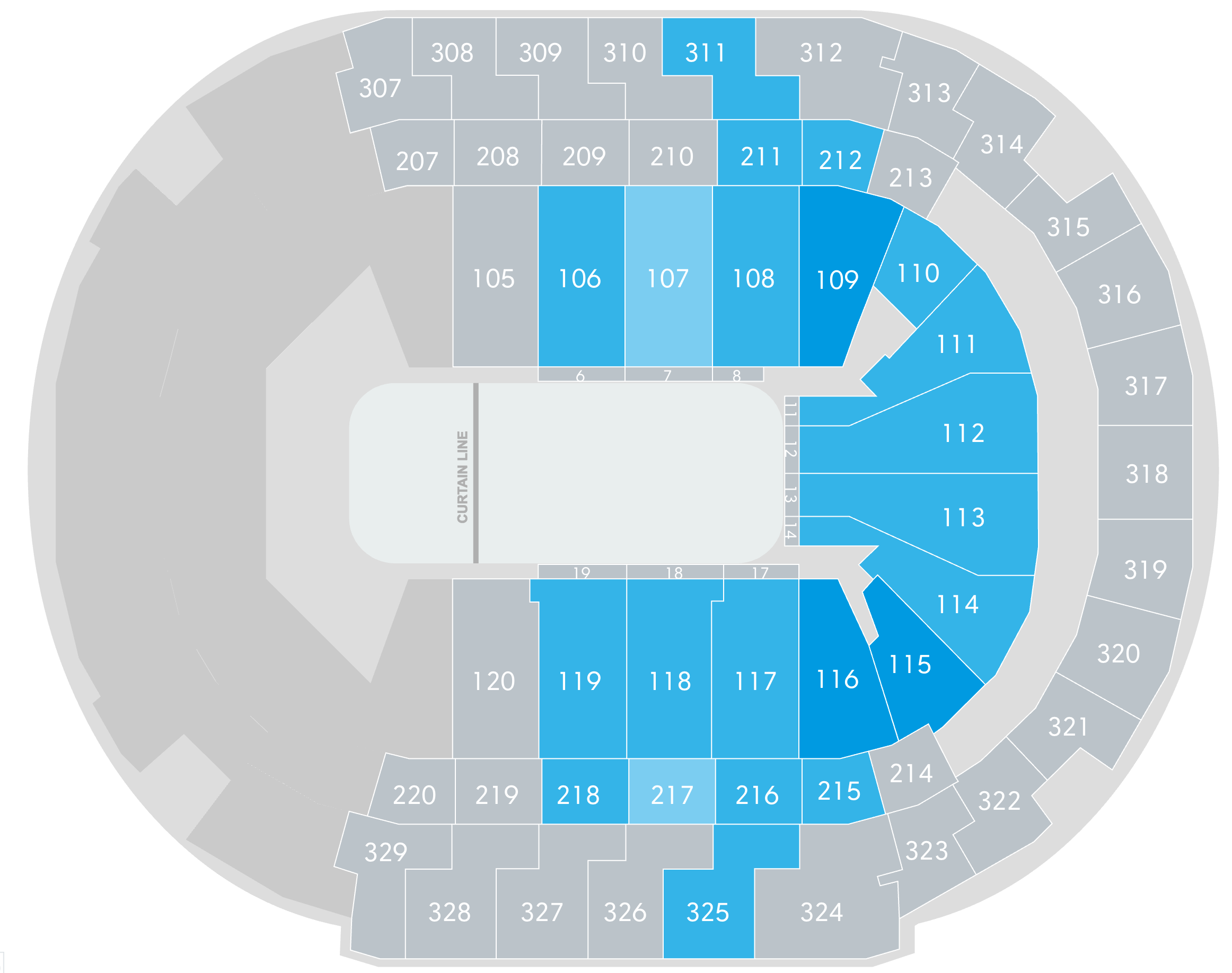 Seating Maps American Airlines Center