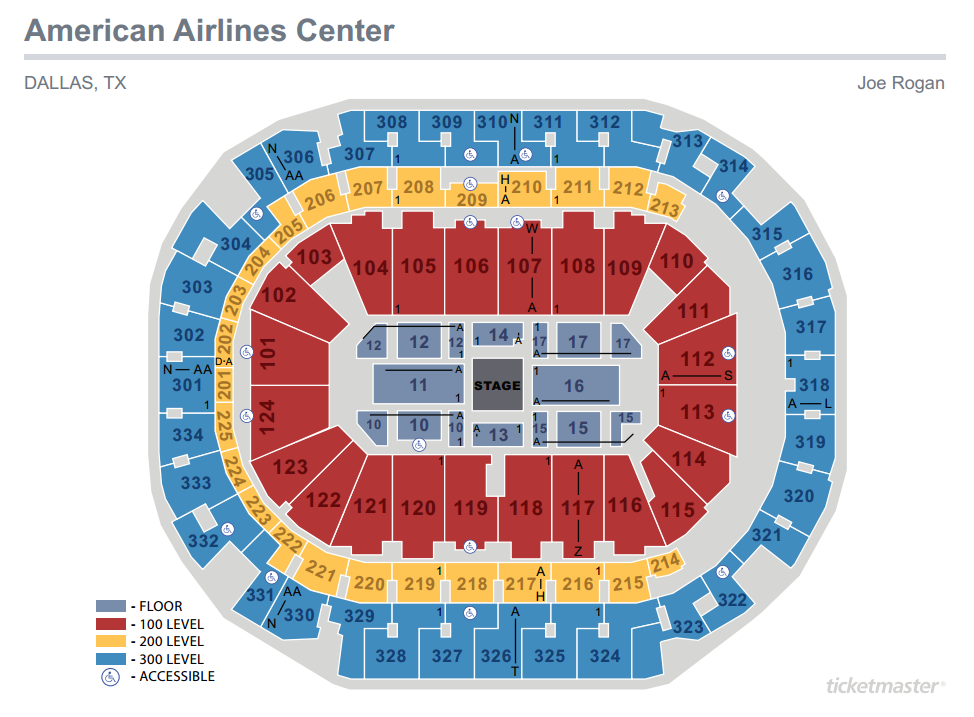 Verizon Theater Seating Chart