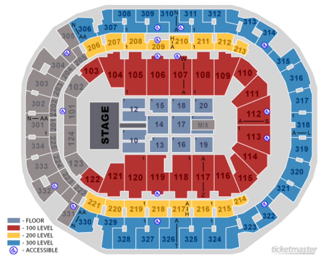 Dallas Starplex Seating Chart