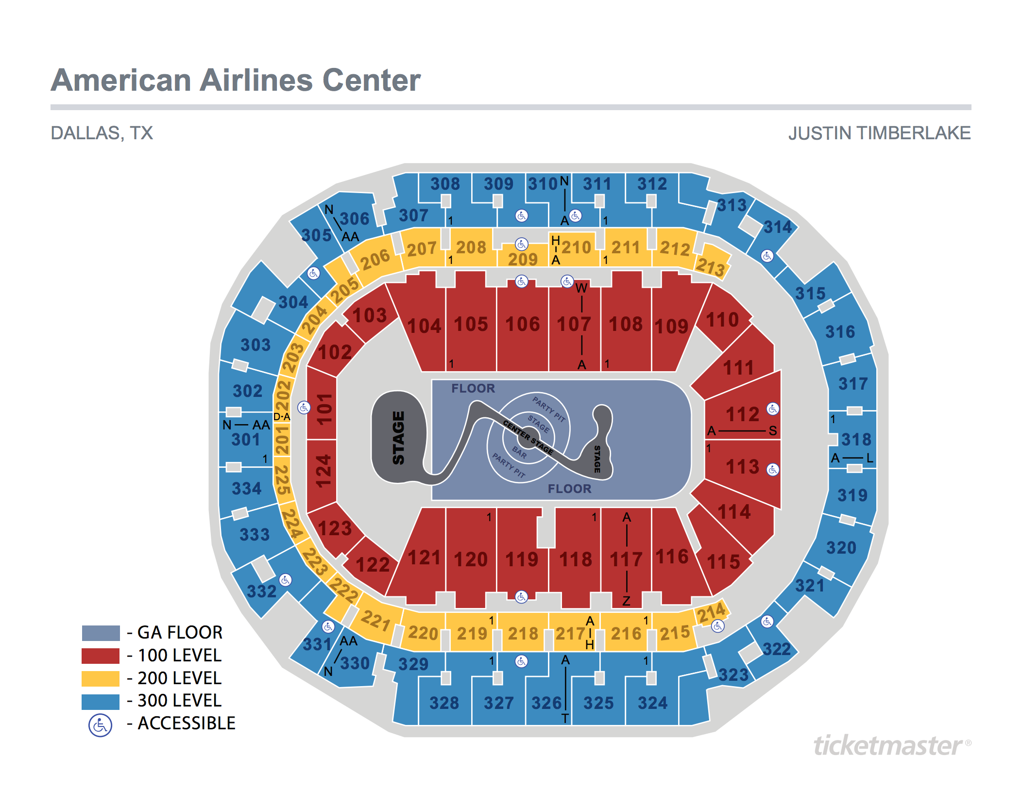 seating maps american airlines center first niagara center concert seating chart