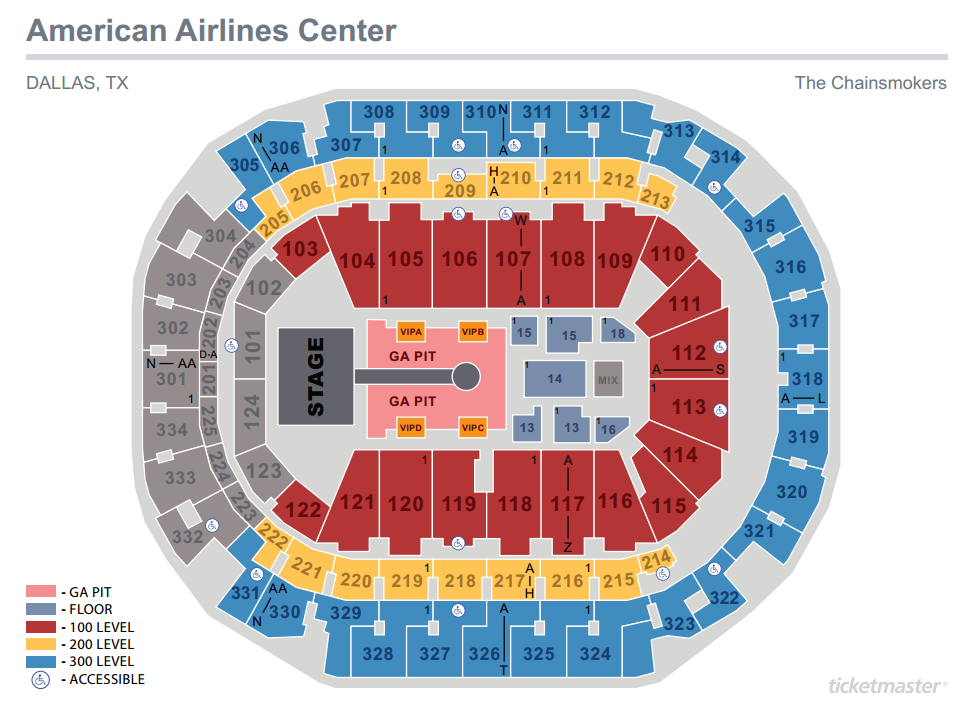 Verizon Theater Concert Seating Chart