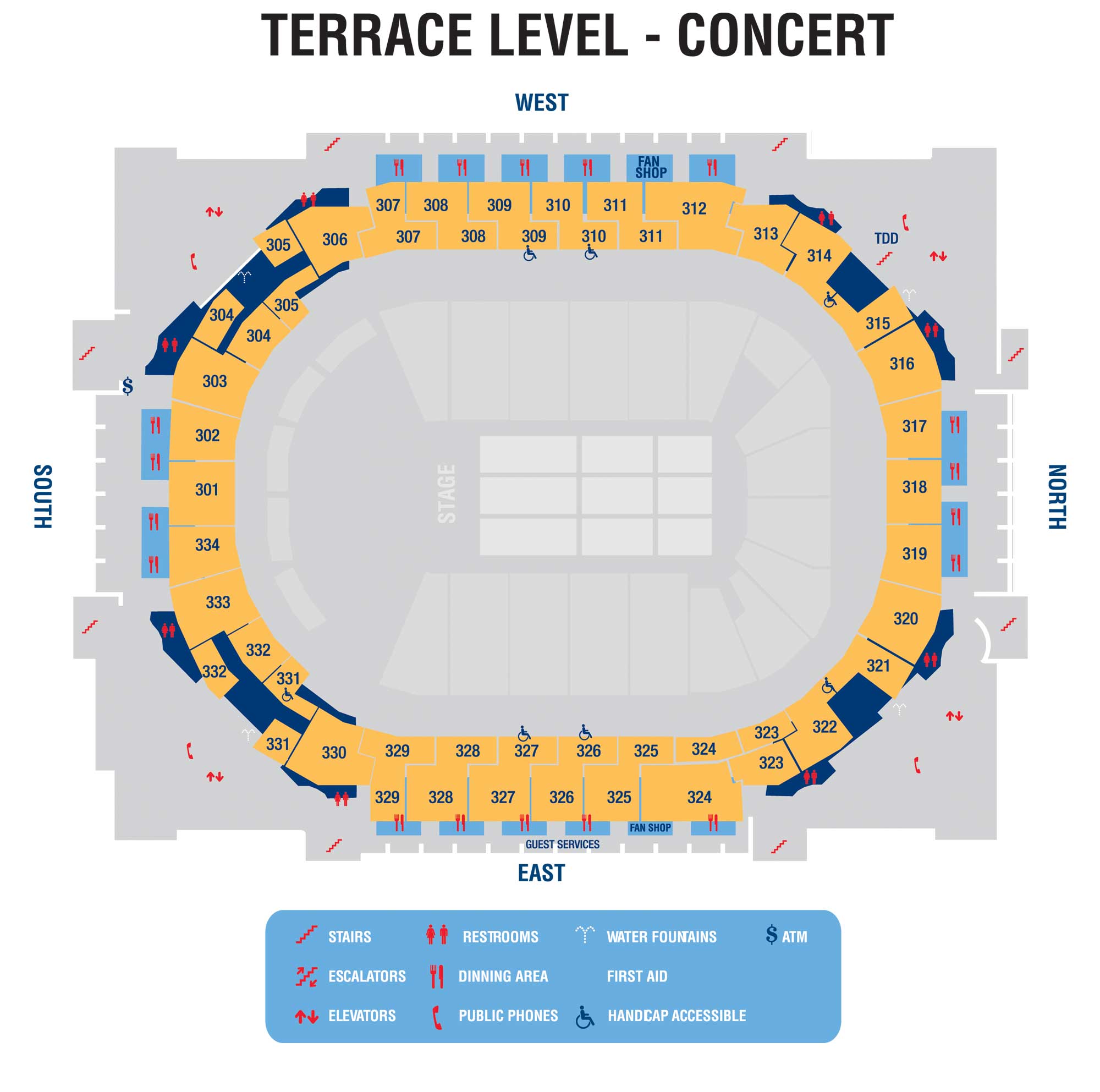 American Airlines Center Stars Seating Chart