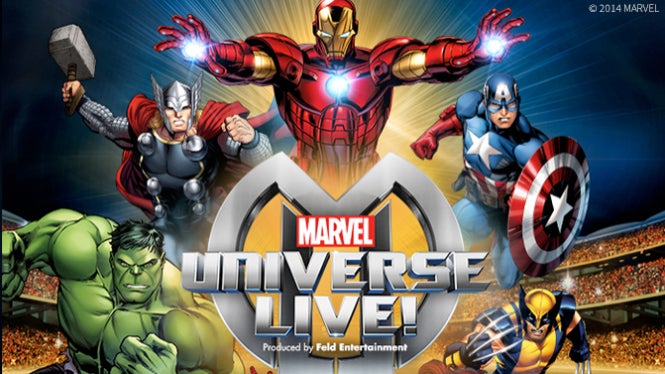 Marvel Universe Live Seating Chart