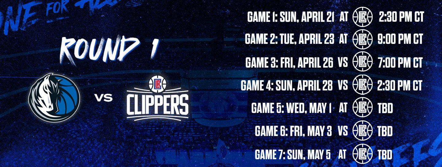 Mavs v. Clippers: Round 1 Game 4 | American Airlines Center