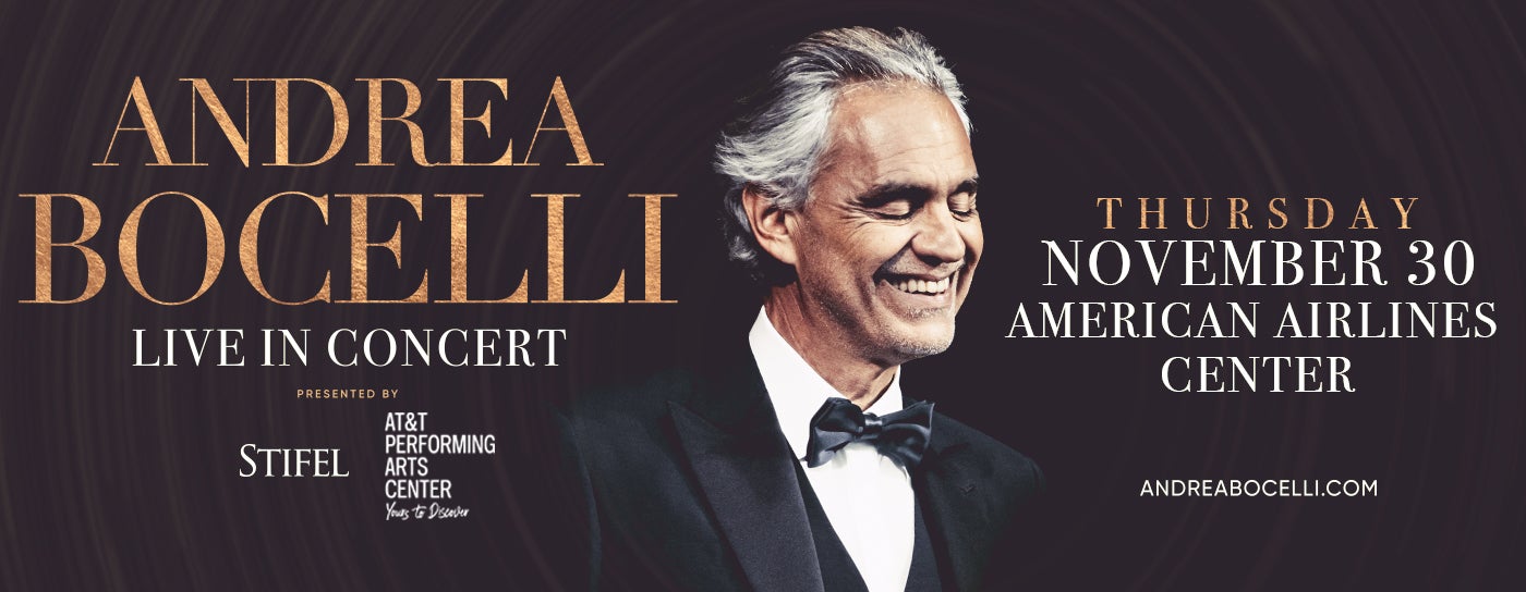 Mille Fiori Favoriti: Andrea Bocelli at the Denver Pepsi Center