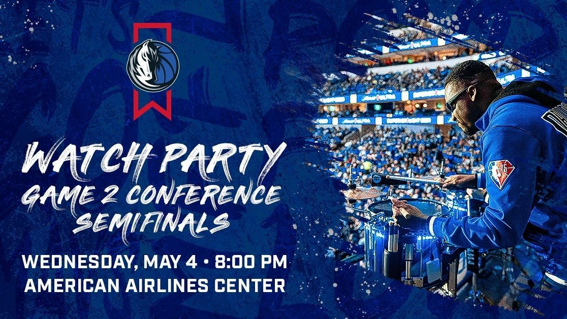 Watch Party Mavericks vs. Suns 2022 NBA Playoffs Rd 2, Game 2