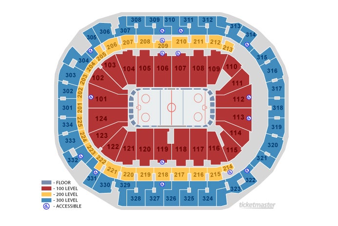 United Center Seating Diagram and Parking