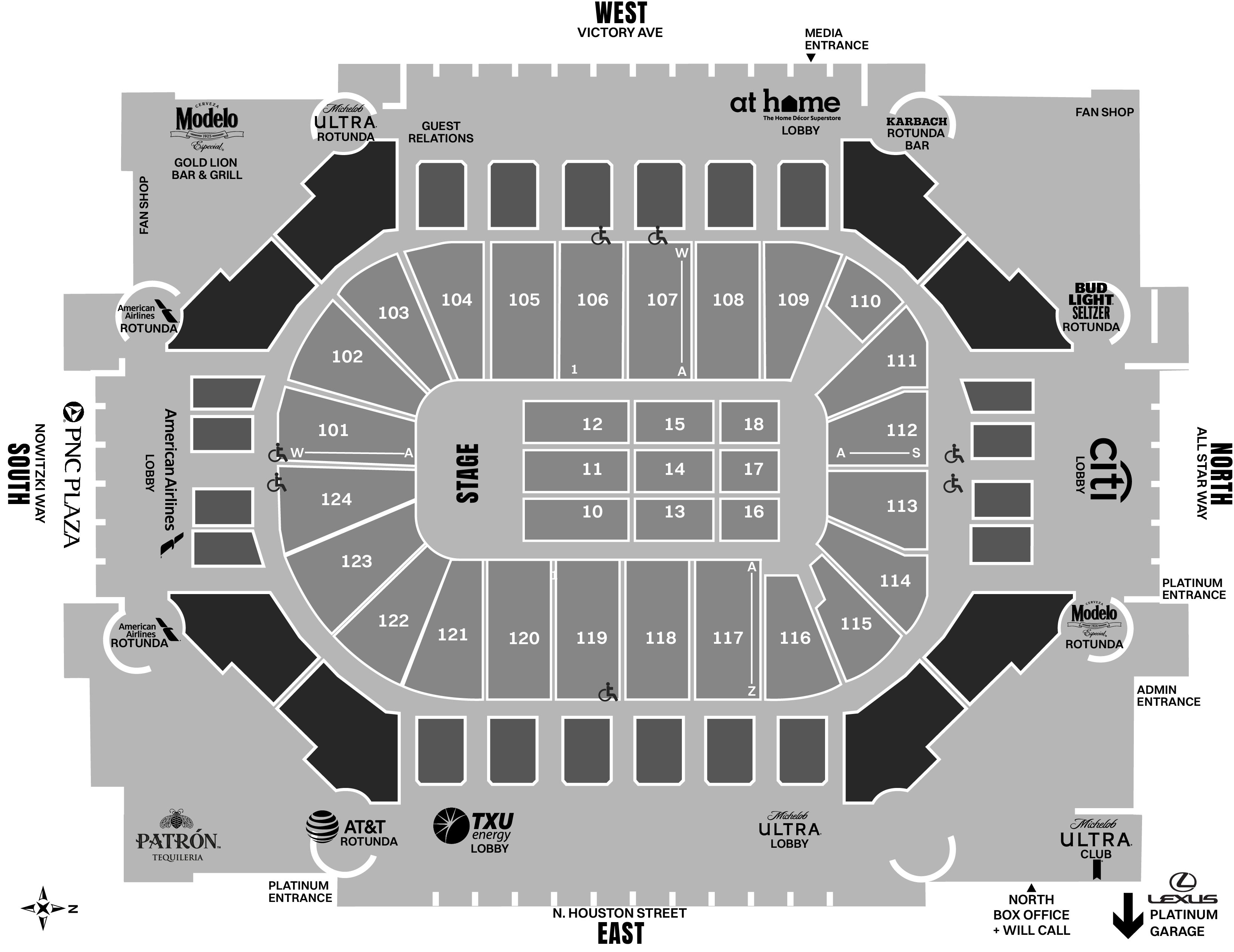 T-Mobile Arena Seating Chart & Map