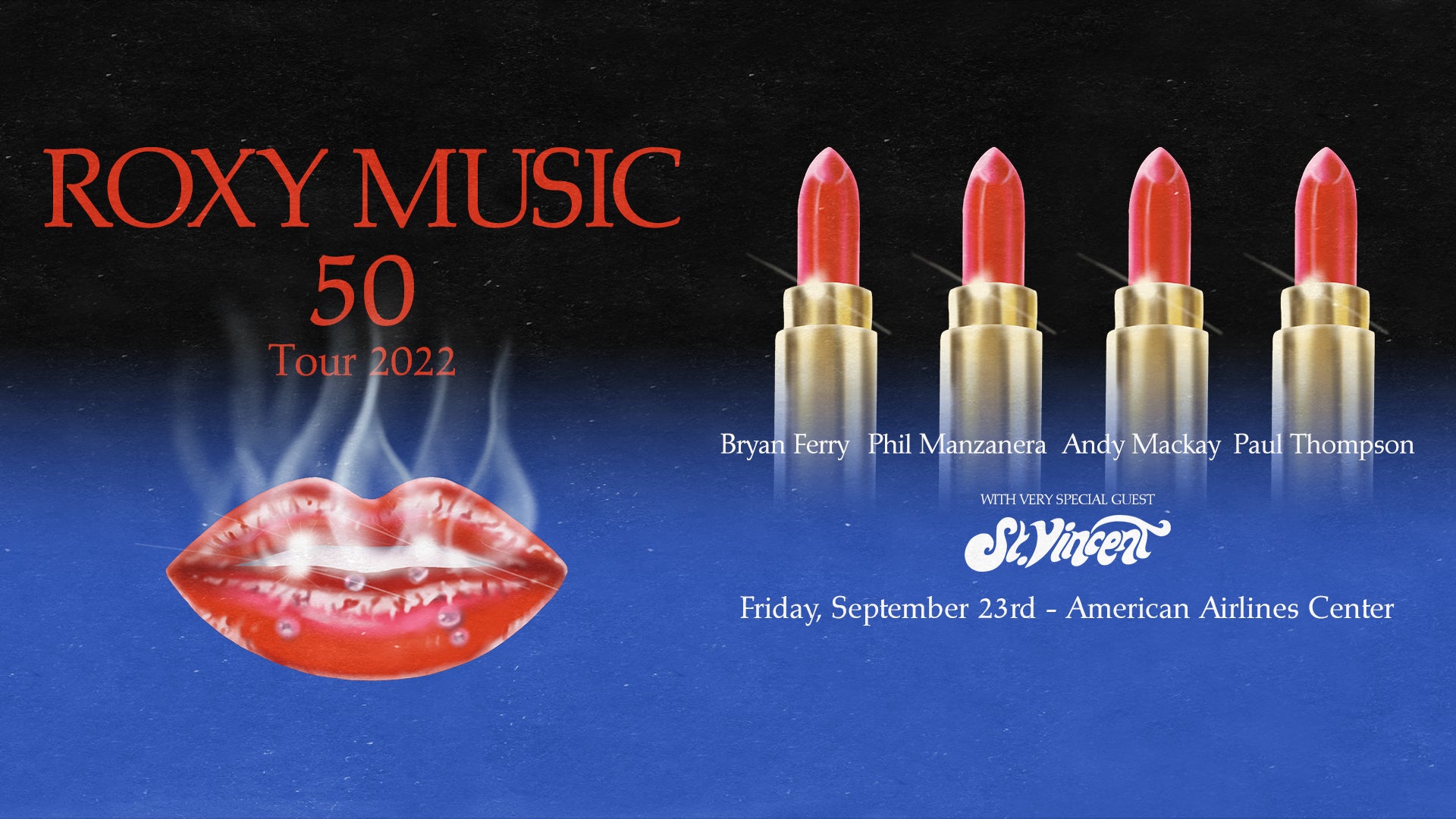 Roxy Music 50th Anniversary Tour American Airlines Center
